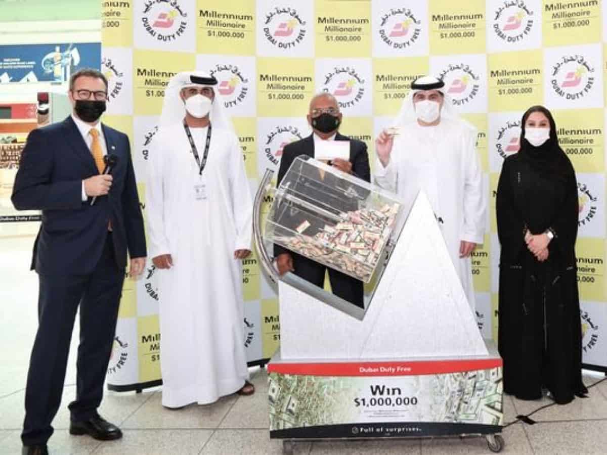 62-year-old Indian man bags over Rs 7 crore in in Dubai Duty Free draw