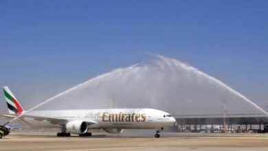 First flight of Emirates Airlines lands in Tel Aviv