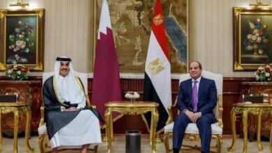 Qatar's emir arrives in Egypt for 1st visit since 2015