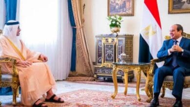 Egyptian President Abdel-Fattah al-Sisi has met with visiting Foreign Minister of the United Arab Emirates (UAE) Sheikh Abdullah bin Zayed Al Nahyan
