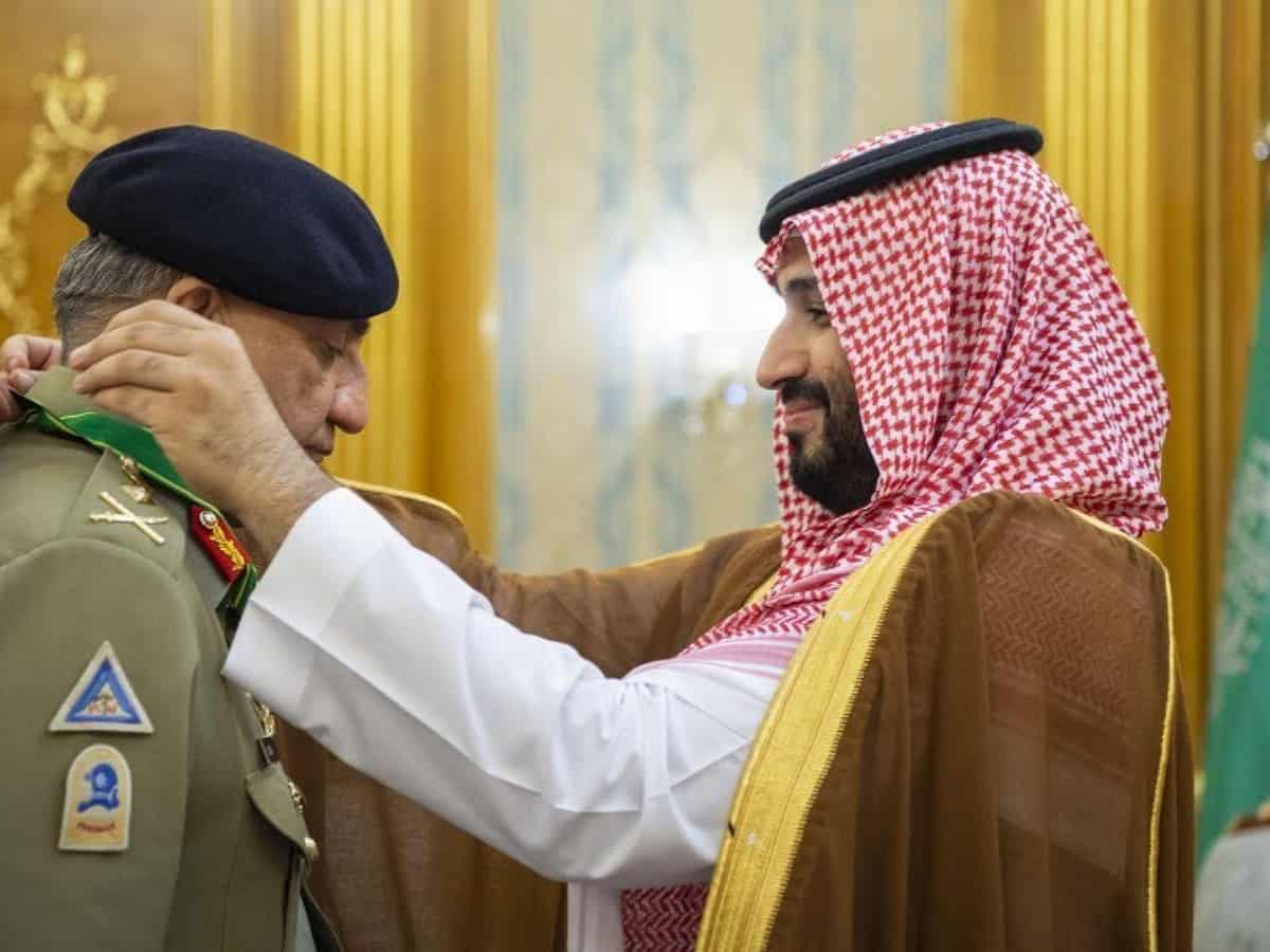 Saudi Crown Prince honours Pakistan's Gen Bajwa with order of merit