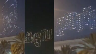 In a first, Malayalam movie ‘Kaduva’ lights up Dubai sky