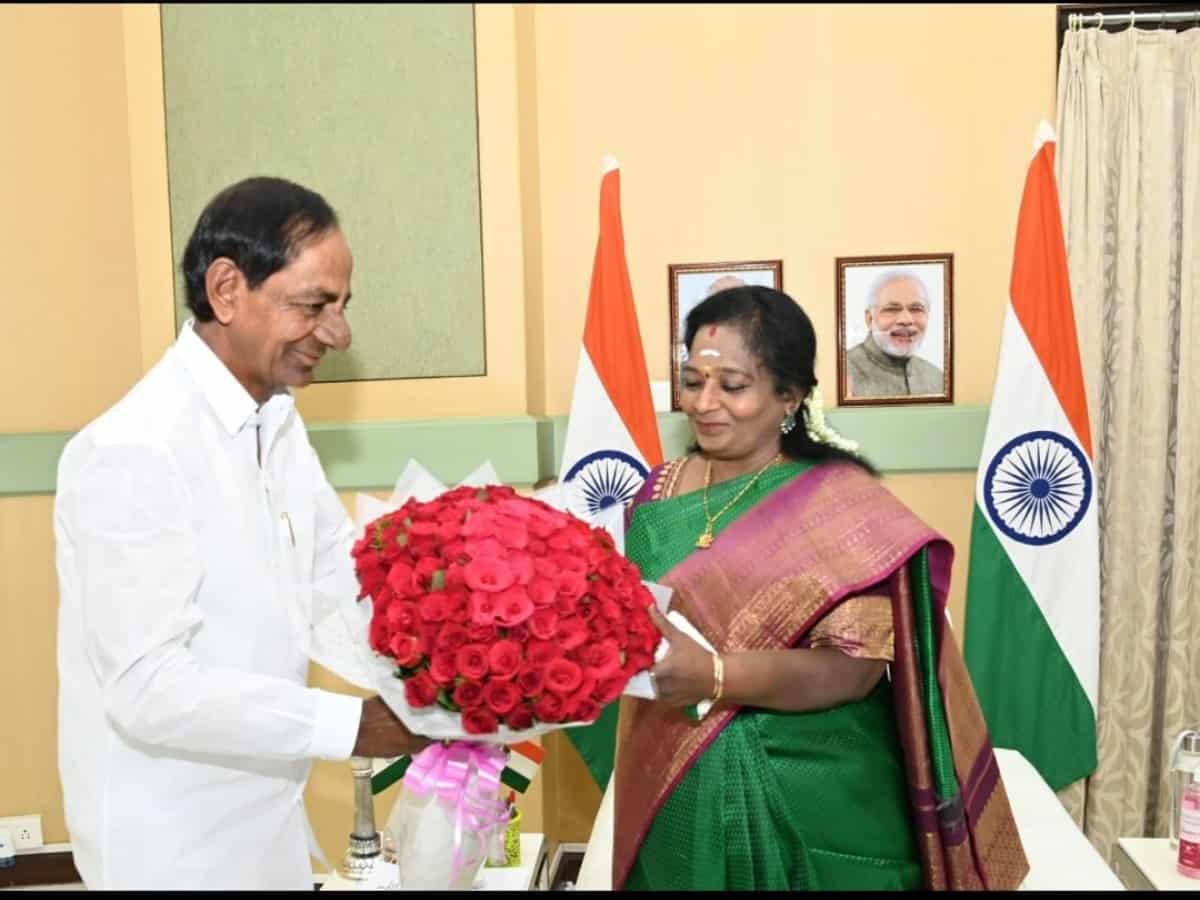 Telangana: KCR,governor condole minister's mother's death