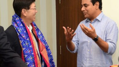 Minister KTR pitches Telangana to Foxconn