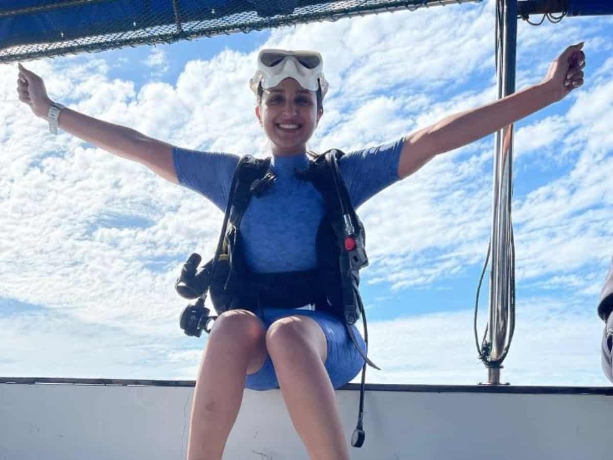 Parineeti Chopra collects plastic waste from ocean while scuba diving