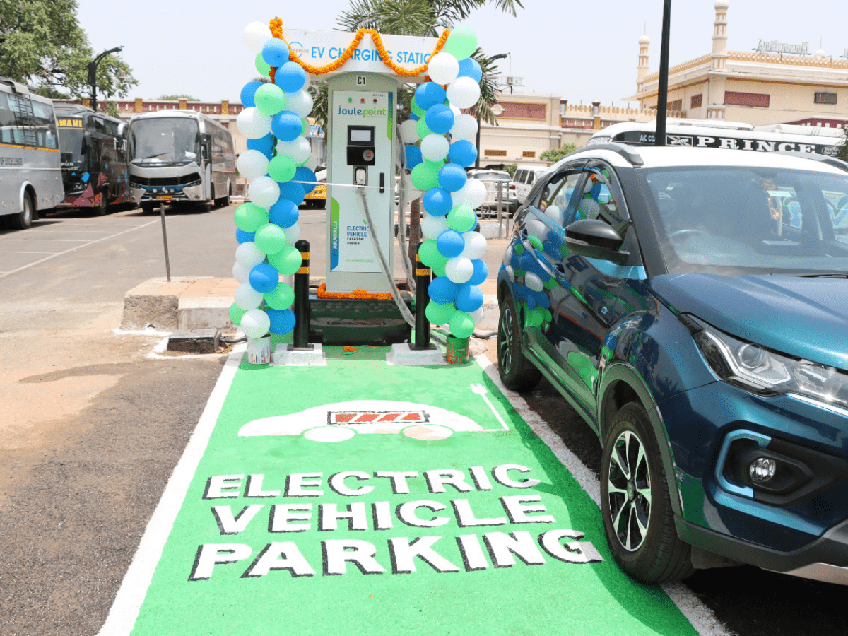 E-Vehicle charging facility set up at Hyderabad Railway Station- twitter