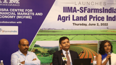 IIM Ahmedabad launches India’s first ever Agri Land Price Index in collaboration with SFarmsIndia