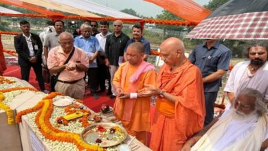 'Victory against invaders': Yogi launches next phase of Ram temple construction