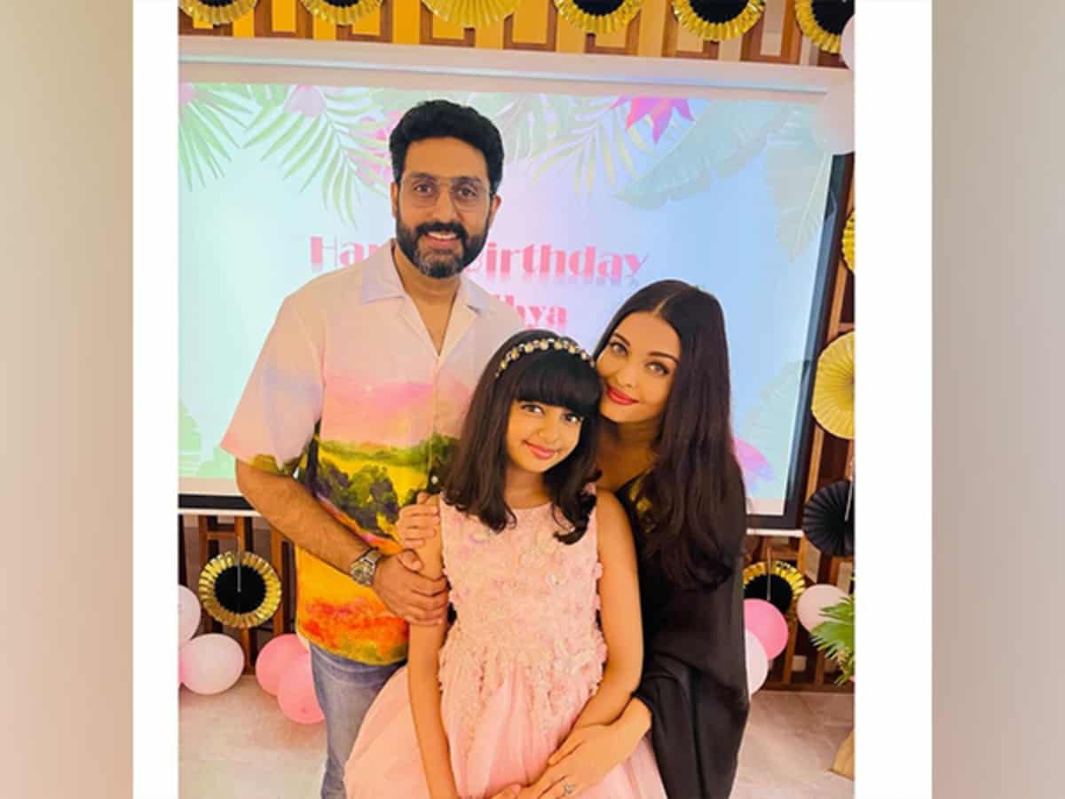 Abhishek dances with Aishwarya, Aaradhya at IIFA 2022