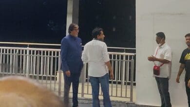 Amitabh Bachchan shoots at Raidurg metro station in Hyderabad