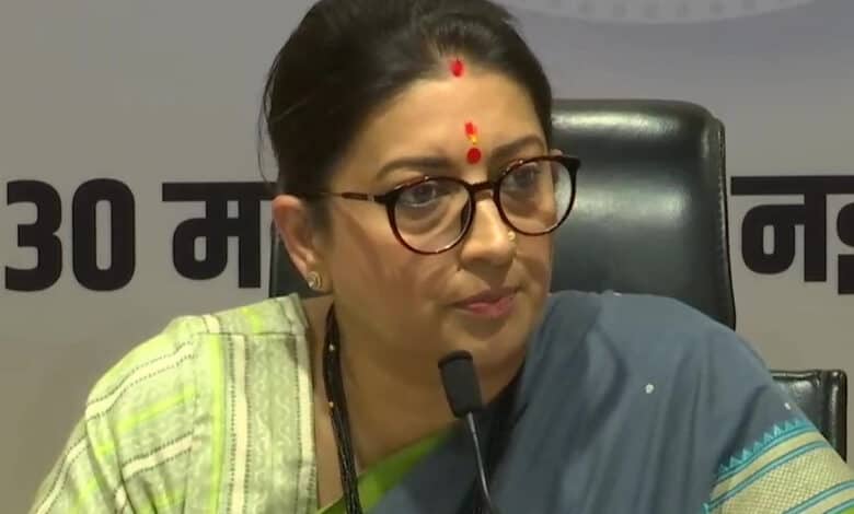 'Paid menstrual leave not necessary,' suggests minister Smriti Irani