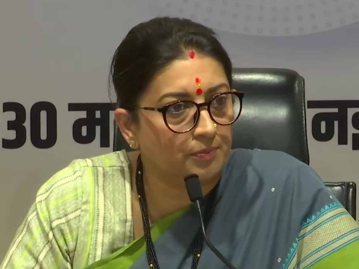 'Paid menstrual leave not necessary,' suggests minister Smriti Irani