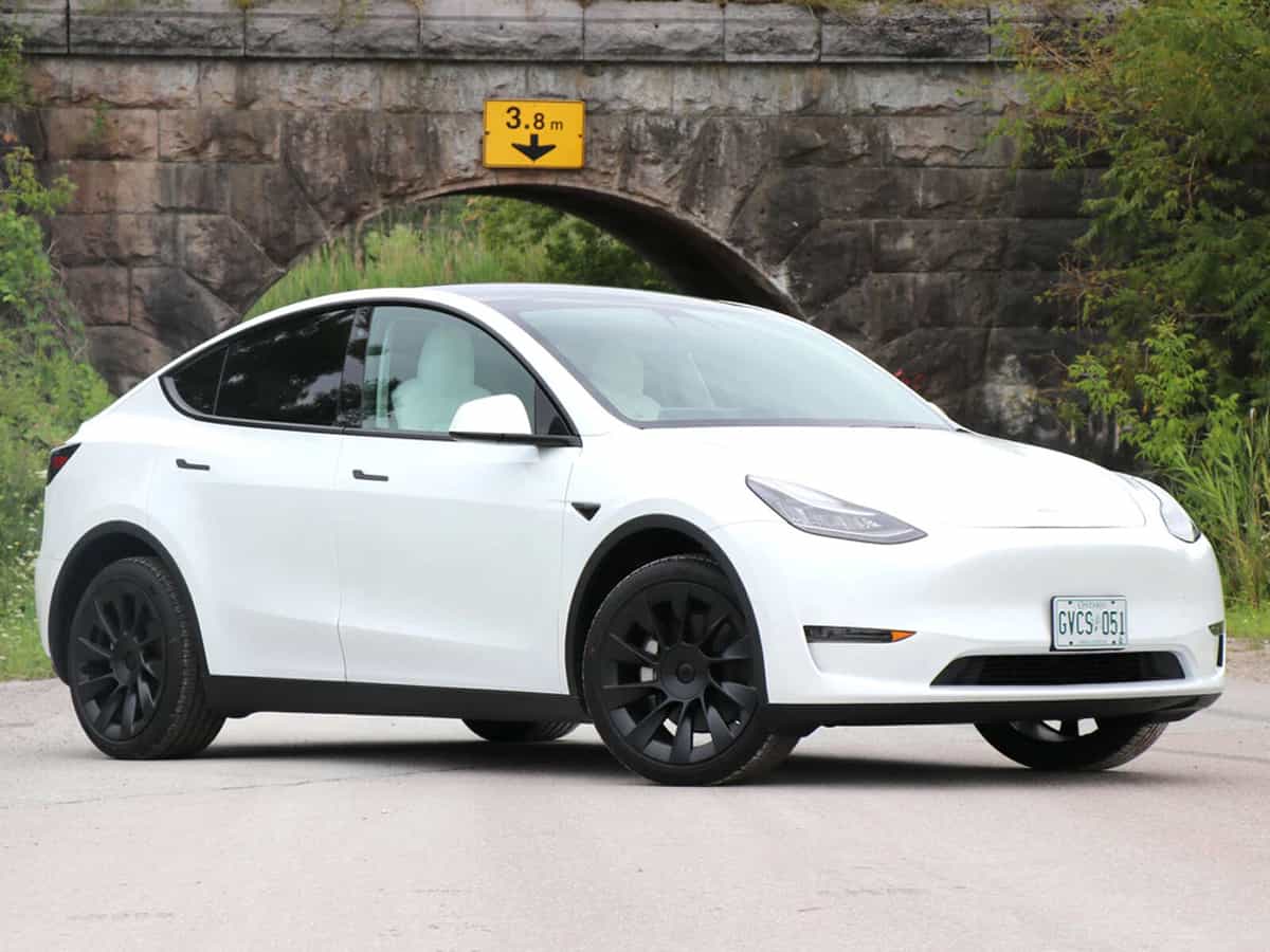 Imported long-range Tesla Model Y spotted in India