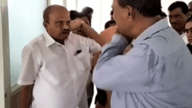 JD(S) MLA in Karnataka slapped a college principal