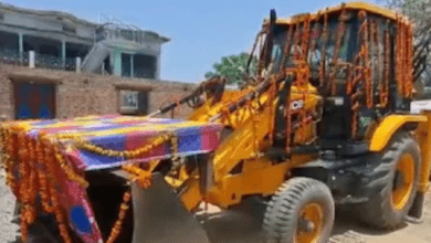 Groom prefers bulldozer over horse or car