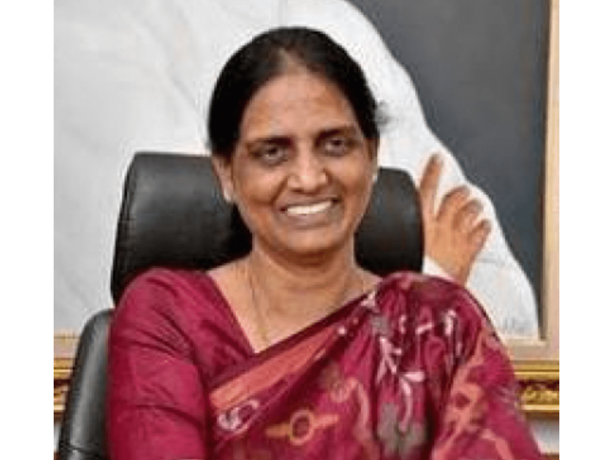 Telangana's Education Minister P. Sabitha Indra Reddy