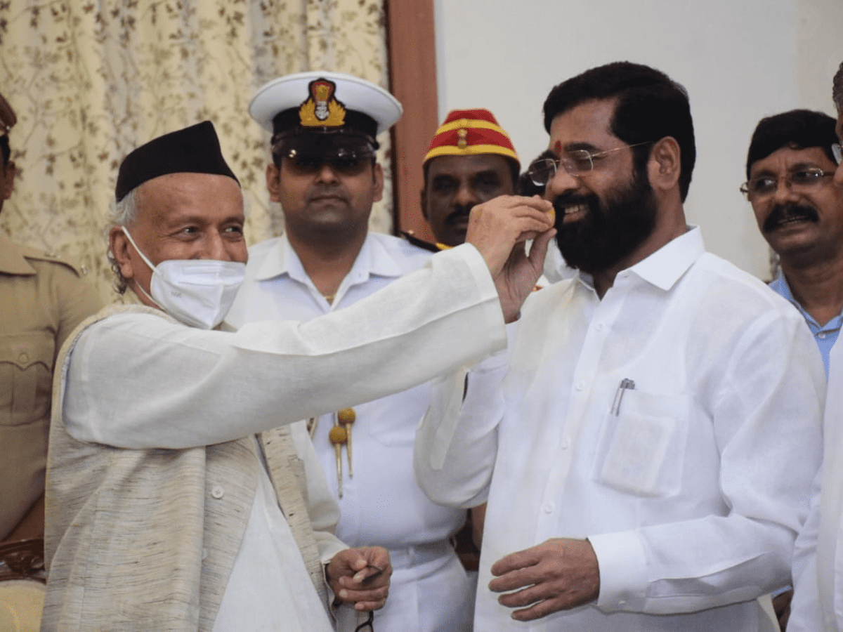 Rebel Shiv Sena MLAs in Guwahati