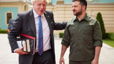 Boris Johnson makes surprise visit to Ukraine, offers more military training