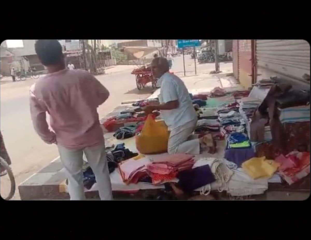 Muslim street vendor