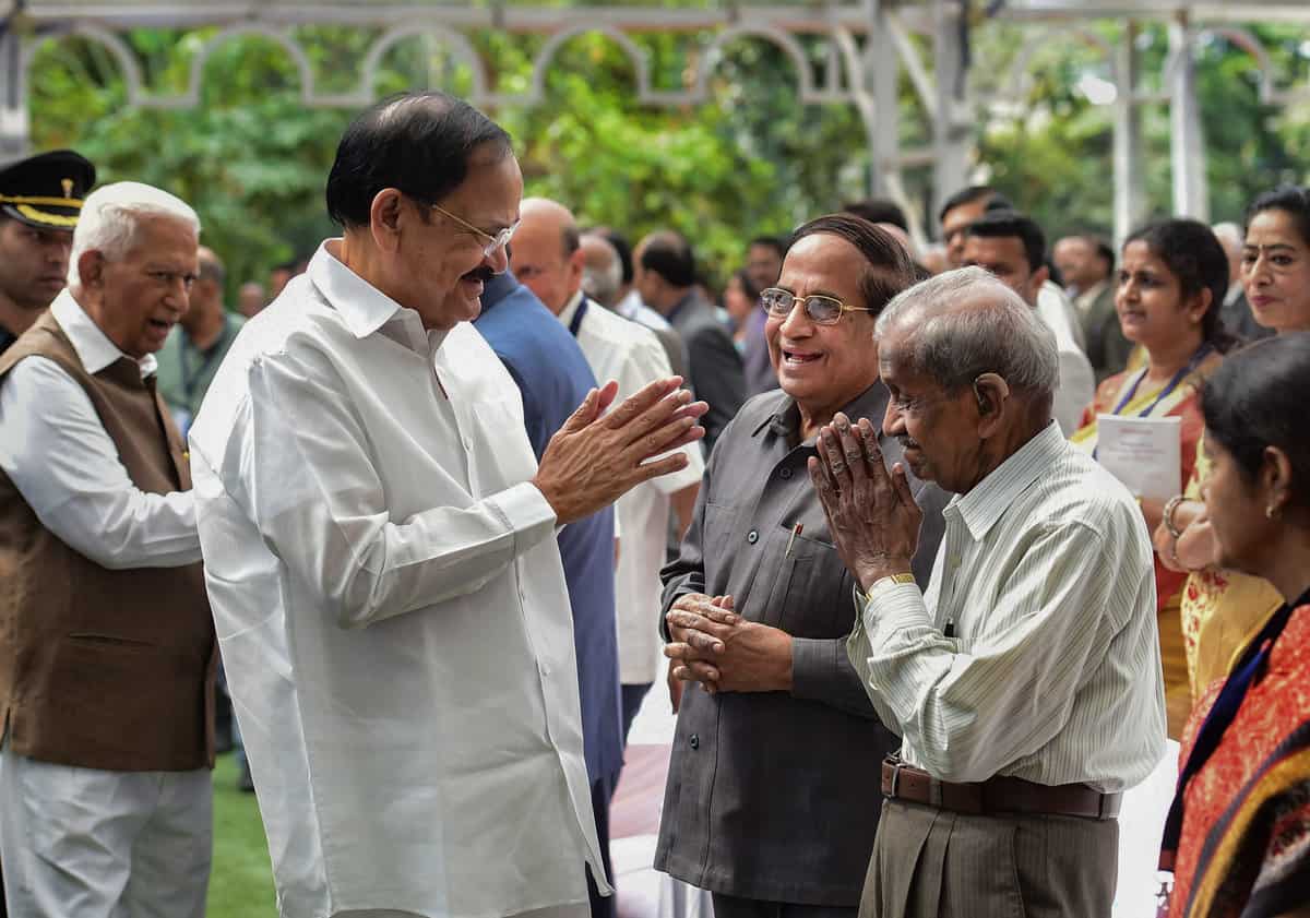 Venkaiah Naidu as VP and Rajya Sabha Chairman