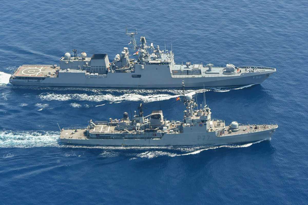 INS Tarkash exercise in Spain