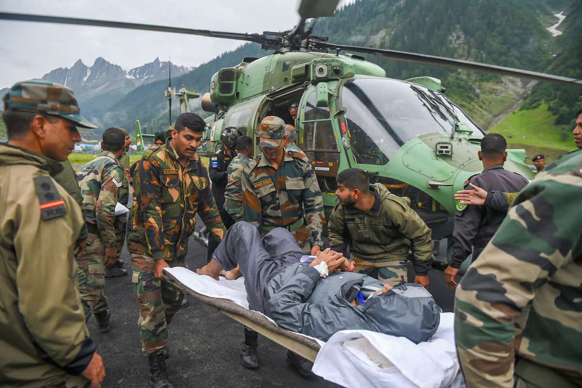 Death toll in Amarnath cloudburst rises to 16; 15,000 stranded pilgrims evacuated