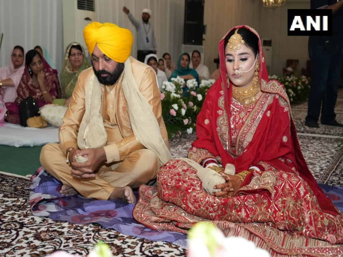 Punjab: CM Mann begins second innings, marries Gurpreet Kaur 