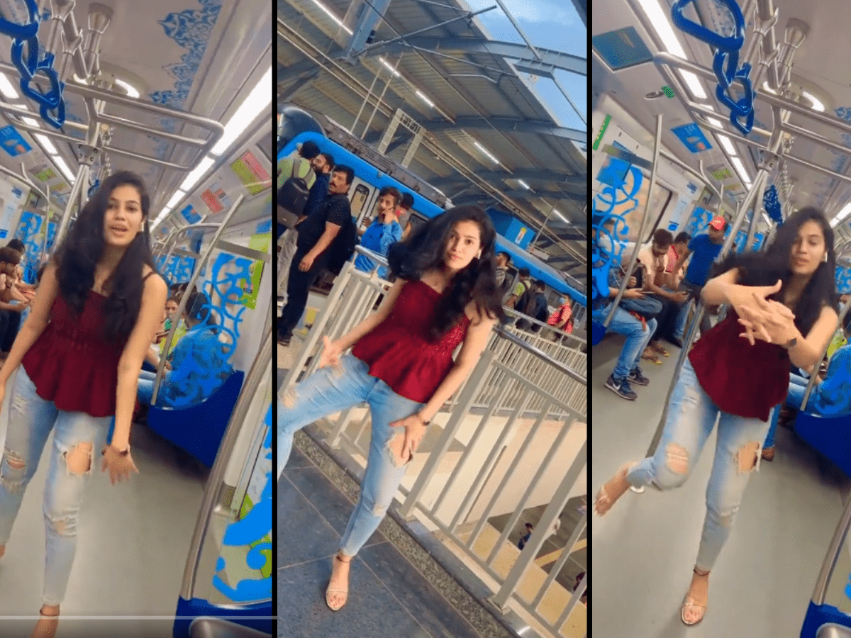 woman for dancing in Metro