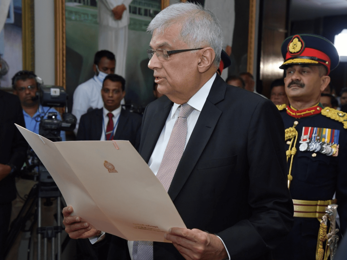 Ranil sworn in as 8th President of Sri Lanka