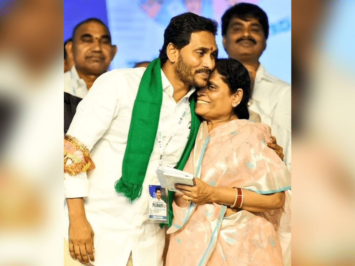 YSR Congress Party's honorary president Y. S. Vijayamma