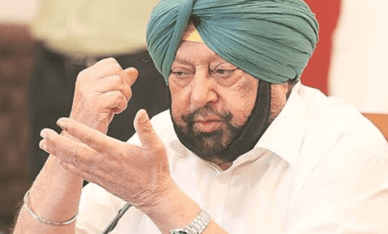 Former Punjab chief minister Capt Amarinder Singh