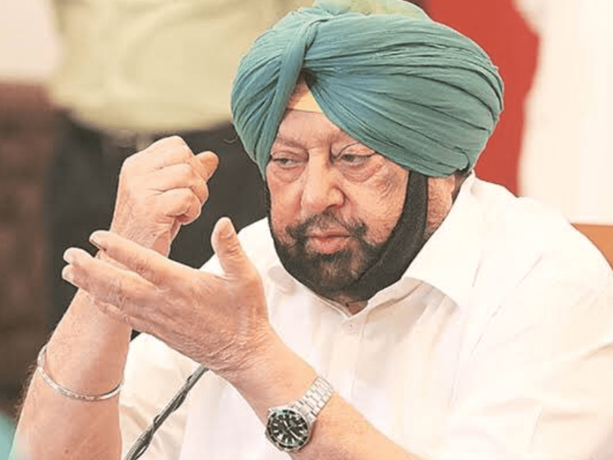 Former Punjab chief minister Capt Amarinder Singh