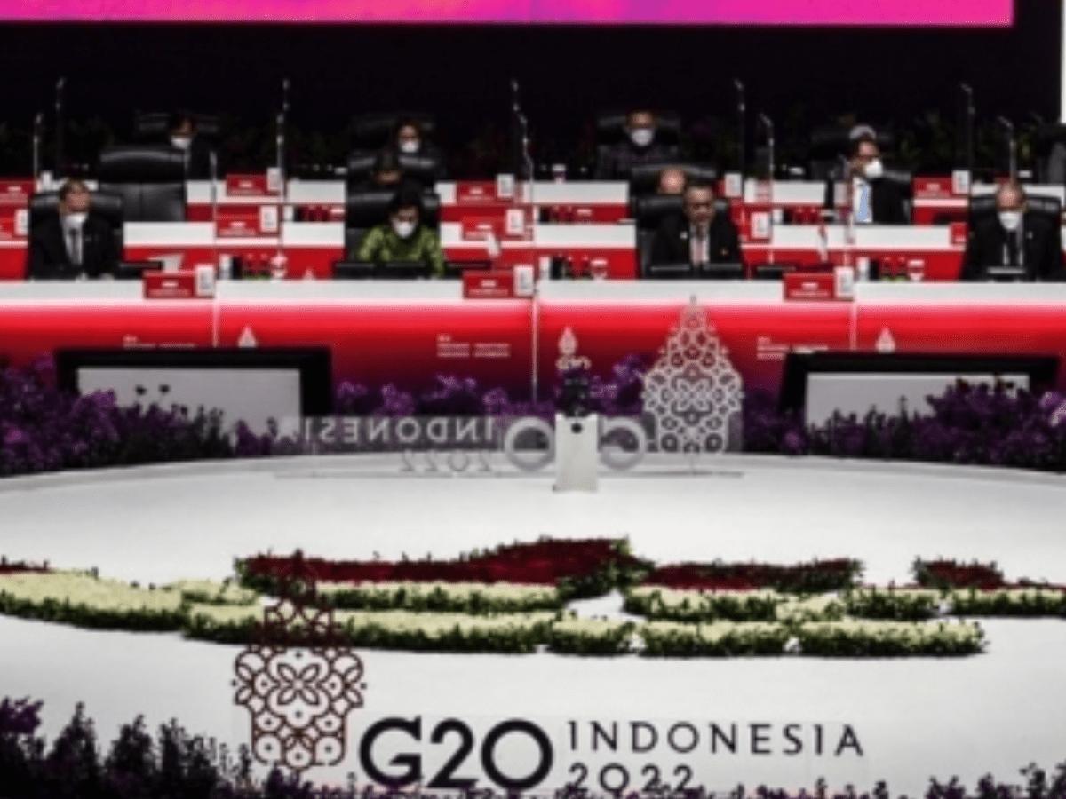 G20 meeting of finance ministers in Indonesia's Bali