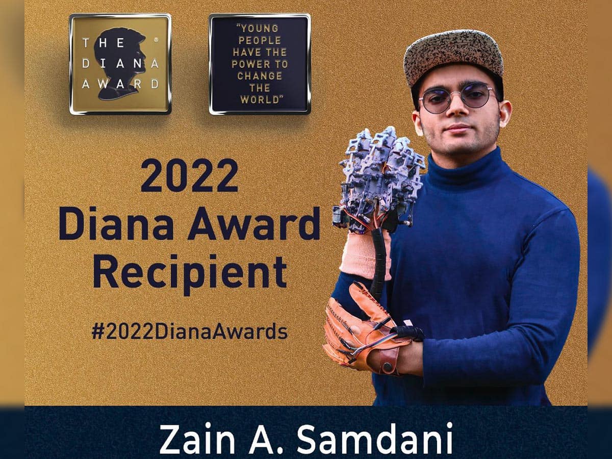 22-year-old Hyderabadi boy expat win Diana Award 2022 for humanitarian work