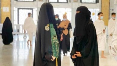 For the first time, Saudi women step up to leads crowds during Haj