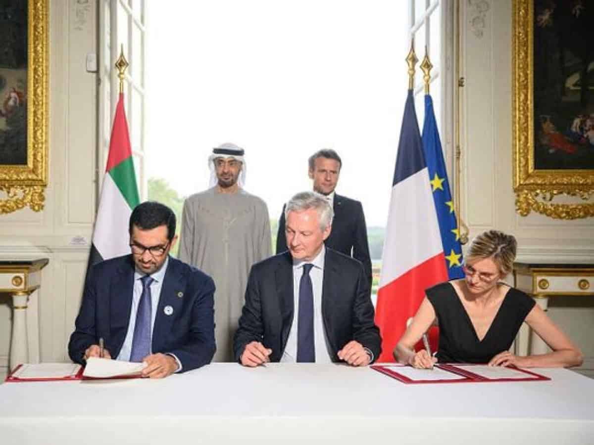 UAE, France ink several agreements, MoUs