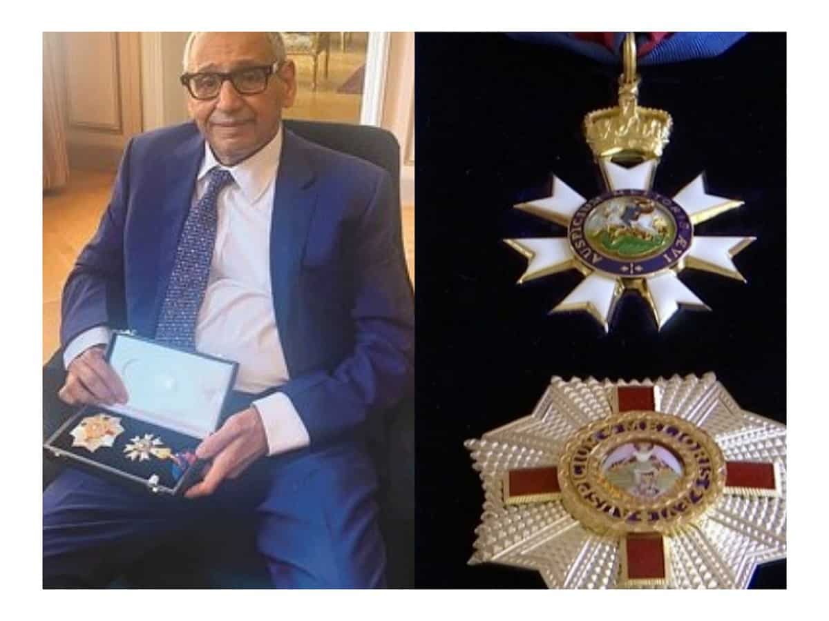 Queen Elizabeth II bestows Kuwait ambassador with Knight's Medal