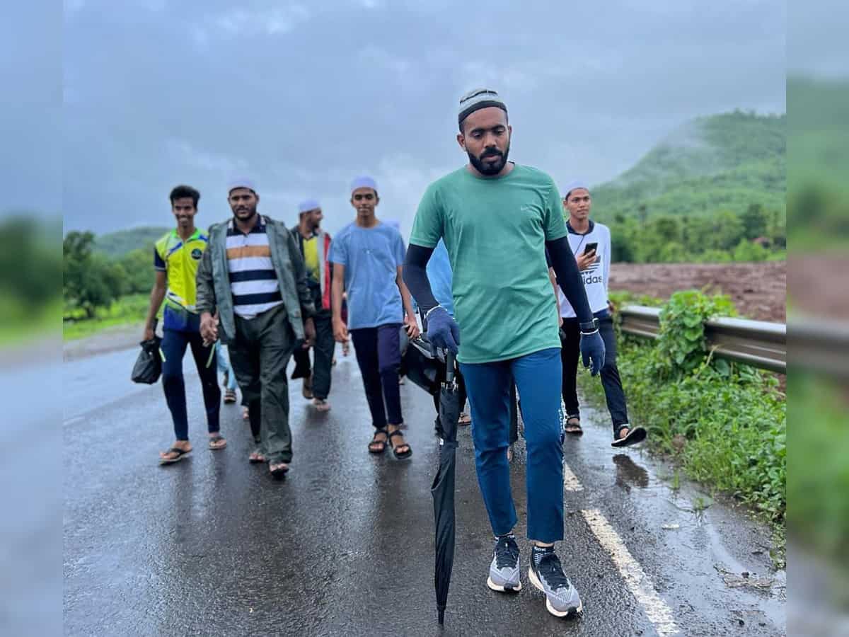 Shihab Chottur reaches Makkah from India in 12 months, a journey he began on foot