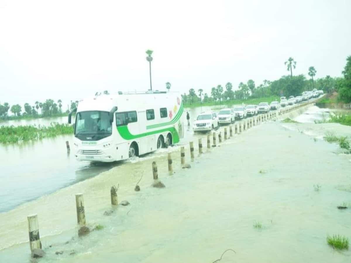 Telangana: KCR cancels aerial survey due to bad weather