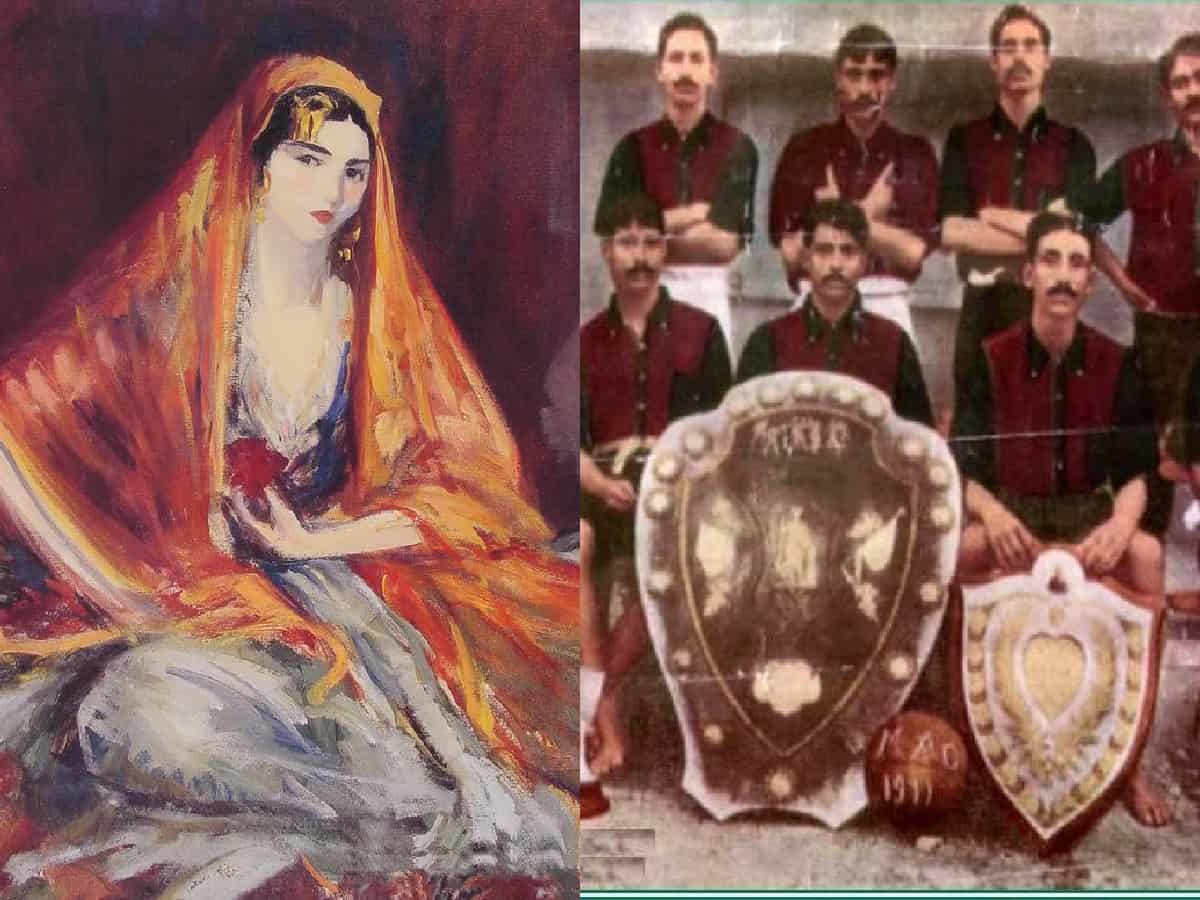 Mughal princess Roshanara is linked with cricket; Mohun Bagan beat Great Britain team