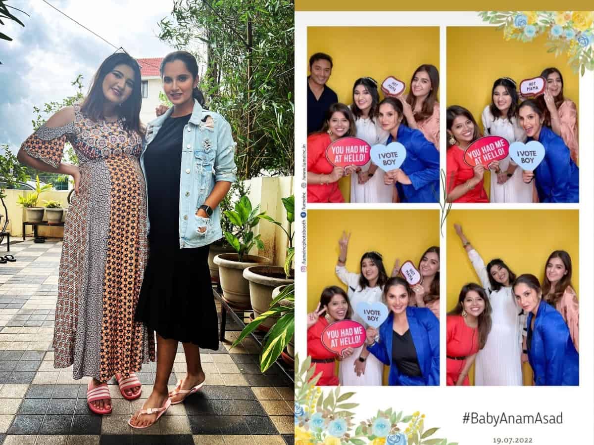 Photos: Sania Mirza's sis Anam Mirza's baby shower in Hyderabad