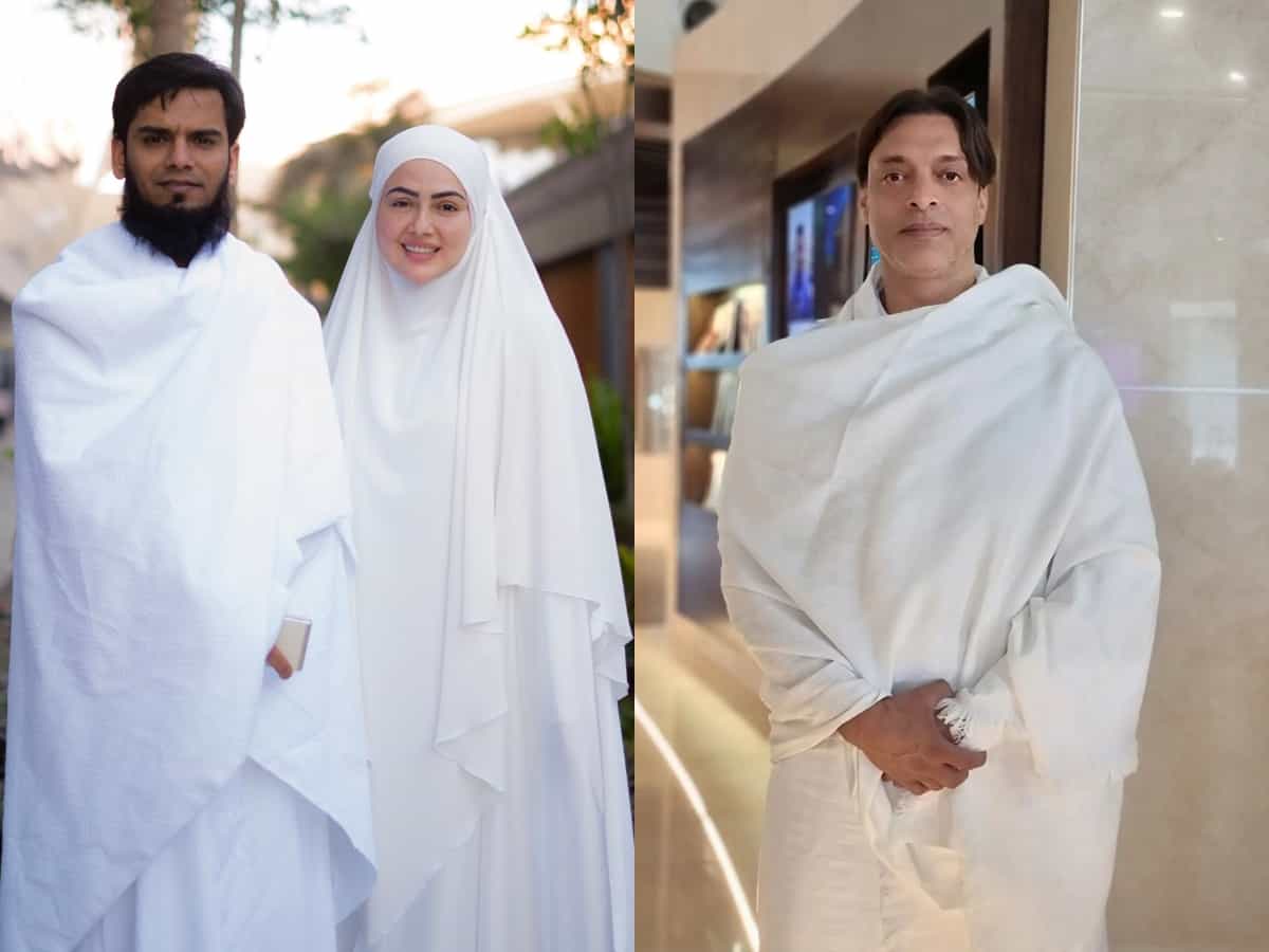 Shoaib Akhtar, Sana Khan & more celebs who are performing Hajj 2022