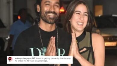 Netizens blame Sara Ali Khan for Dhanush's divorce