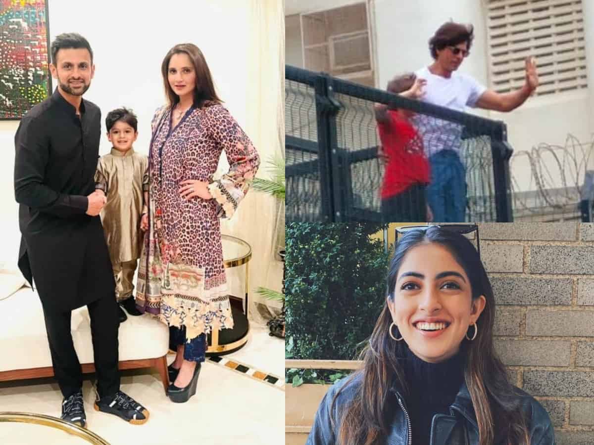 Trending pics: Sania Mirza's Eid in Dubai, Sonam's baby, Navya Naveli with BF & more