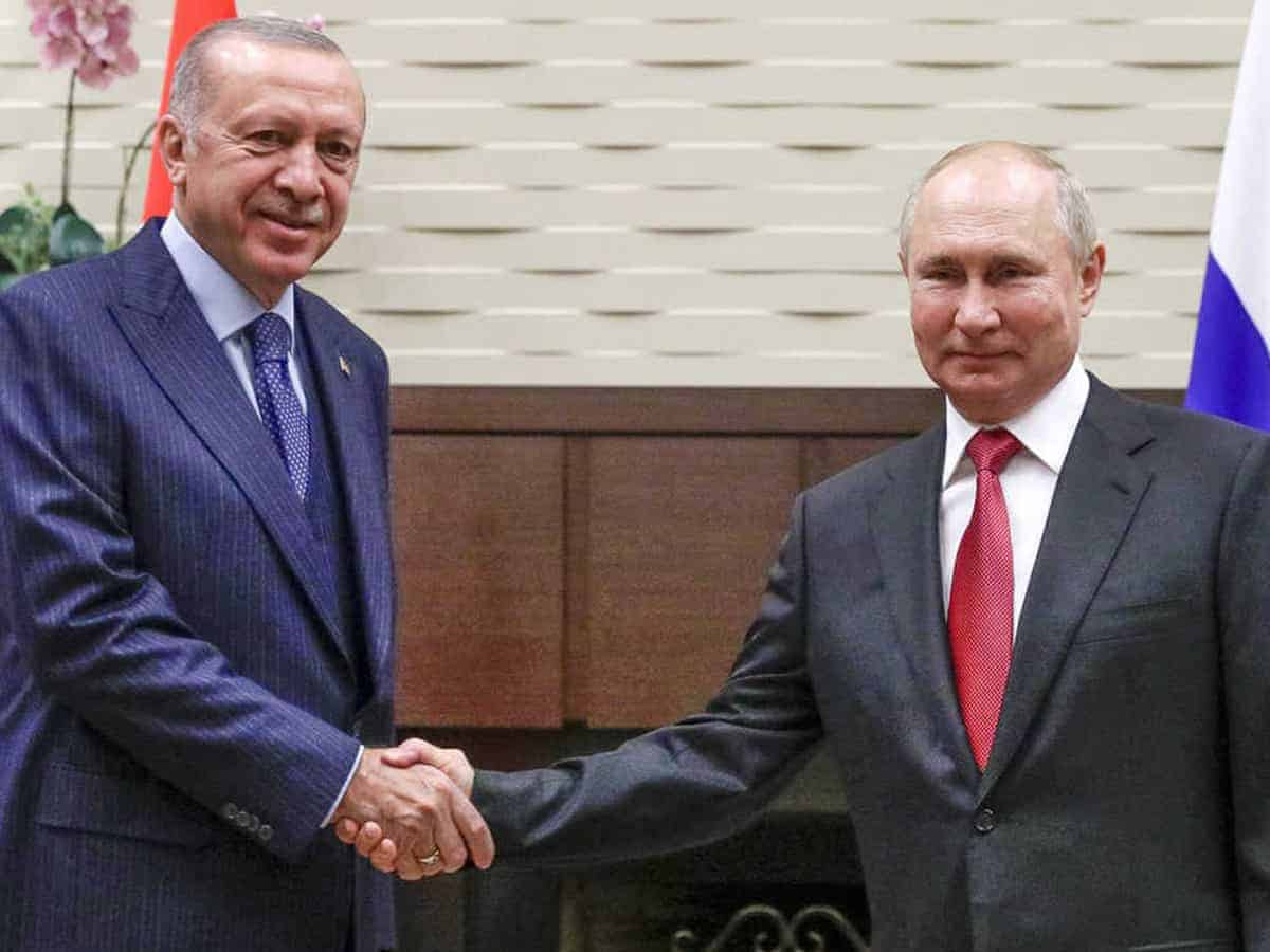Putin, Erdogan discuss bilateral relations, situation in Ukraine