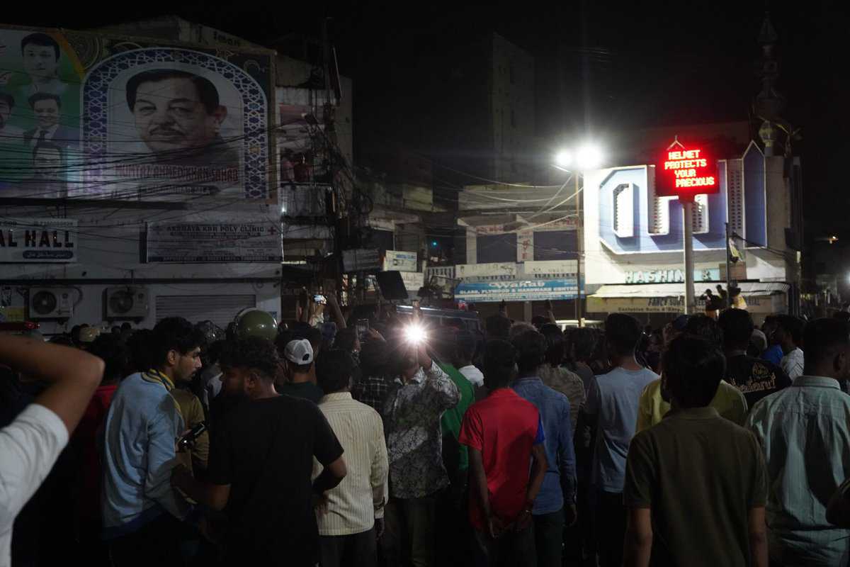 In pictures: Hyderabad tense over protests against BJP MLA Raja Singh