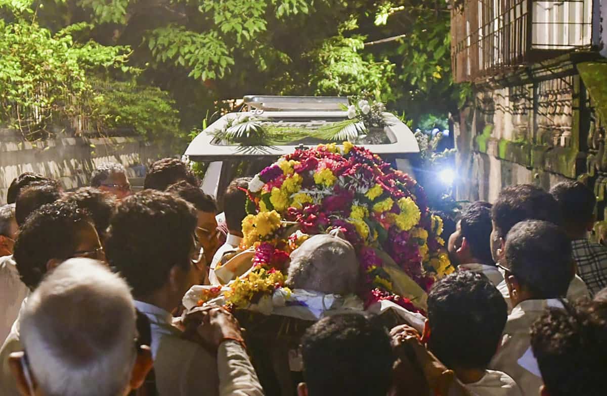 Funeral ceremony of Rakesh Jhunjhunwala