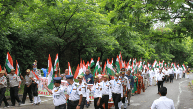 Hyderabad: 76th Independance day celebration at BRAOU