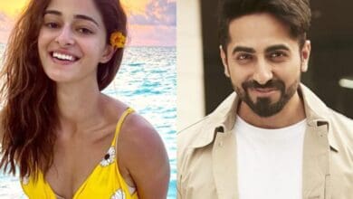 Ayushmann Khurrana, Ananya Panday celebrate India's win