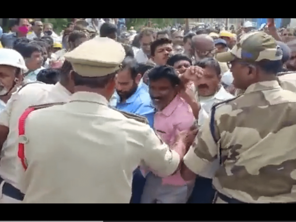 20 injured, after CISF used lathi to break protest by NTPC workers